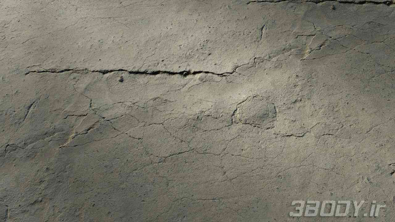 متریال بتن آسیب دیده damaged concrete عکس 1